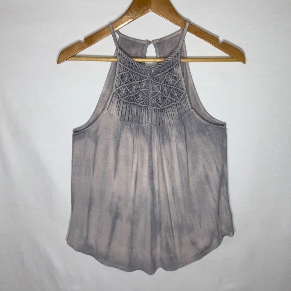 American Eagle Small Blue Tie Dye Top